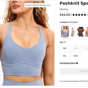 BuffBunny Poshknit Sports Bra